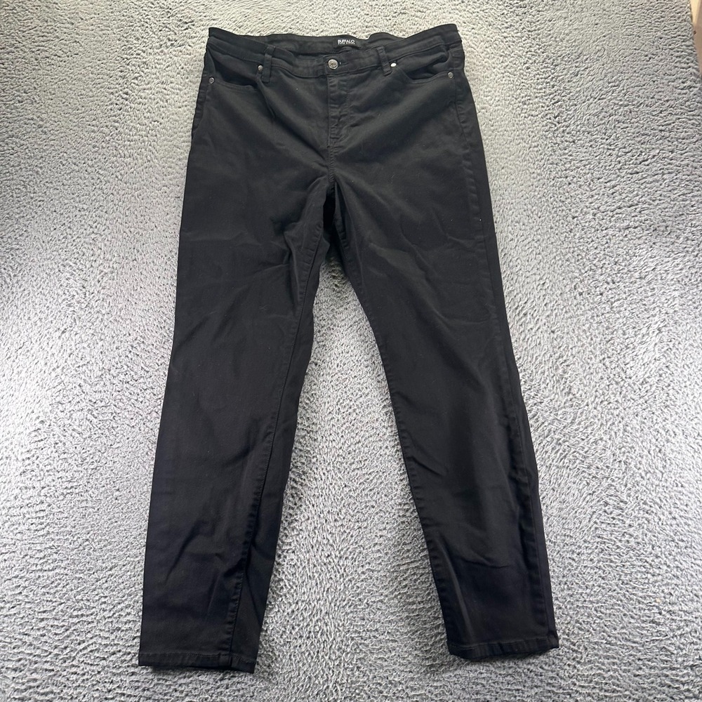 Buffalo David Bitton‎ Hanna Jeans Womens 10 Black Cotton Denim Skinny Stretch